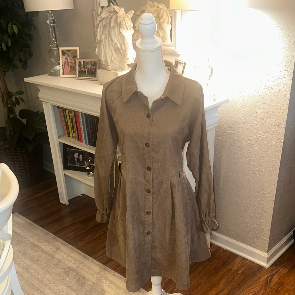 Kori Brown Mini Dress